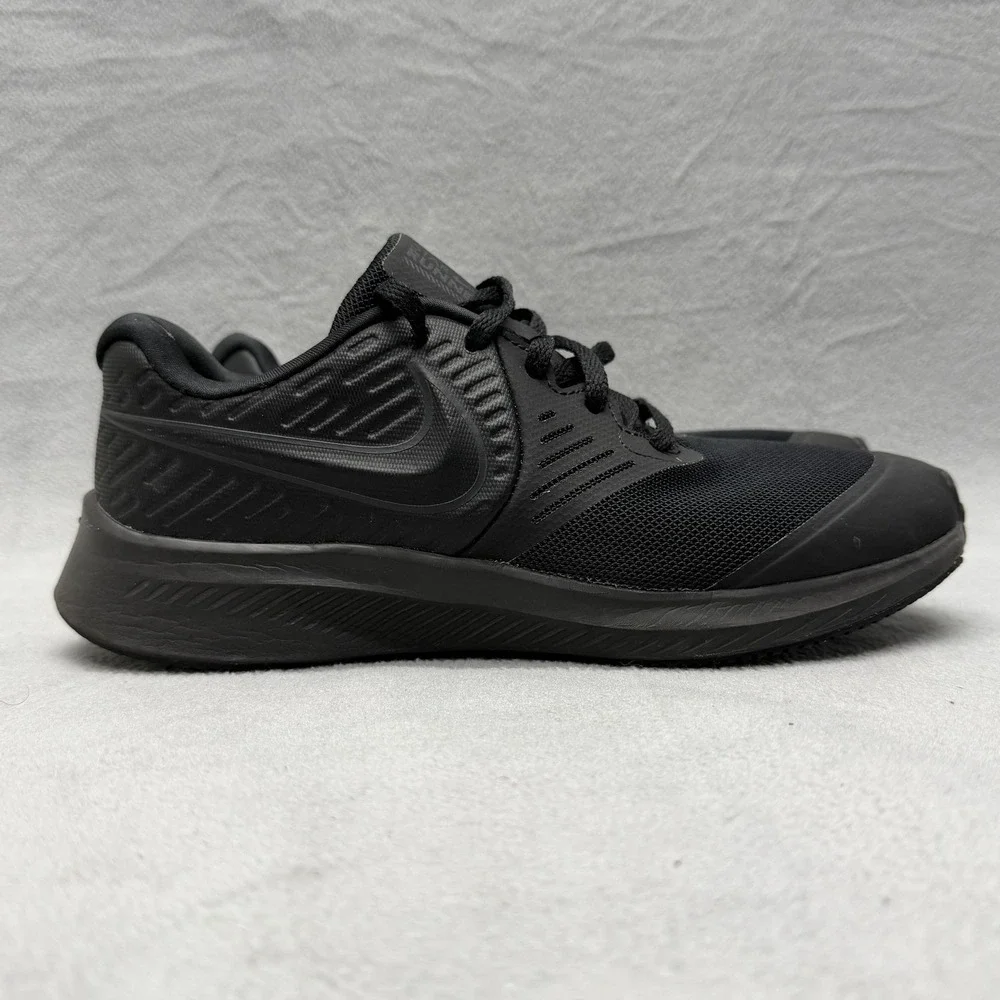 Nike Star Runner 2 GS Triple‎ Black Kids Size 4y AQ3542-003